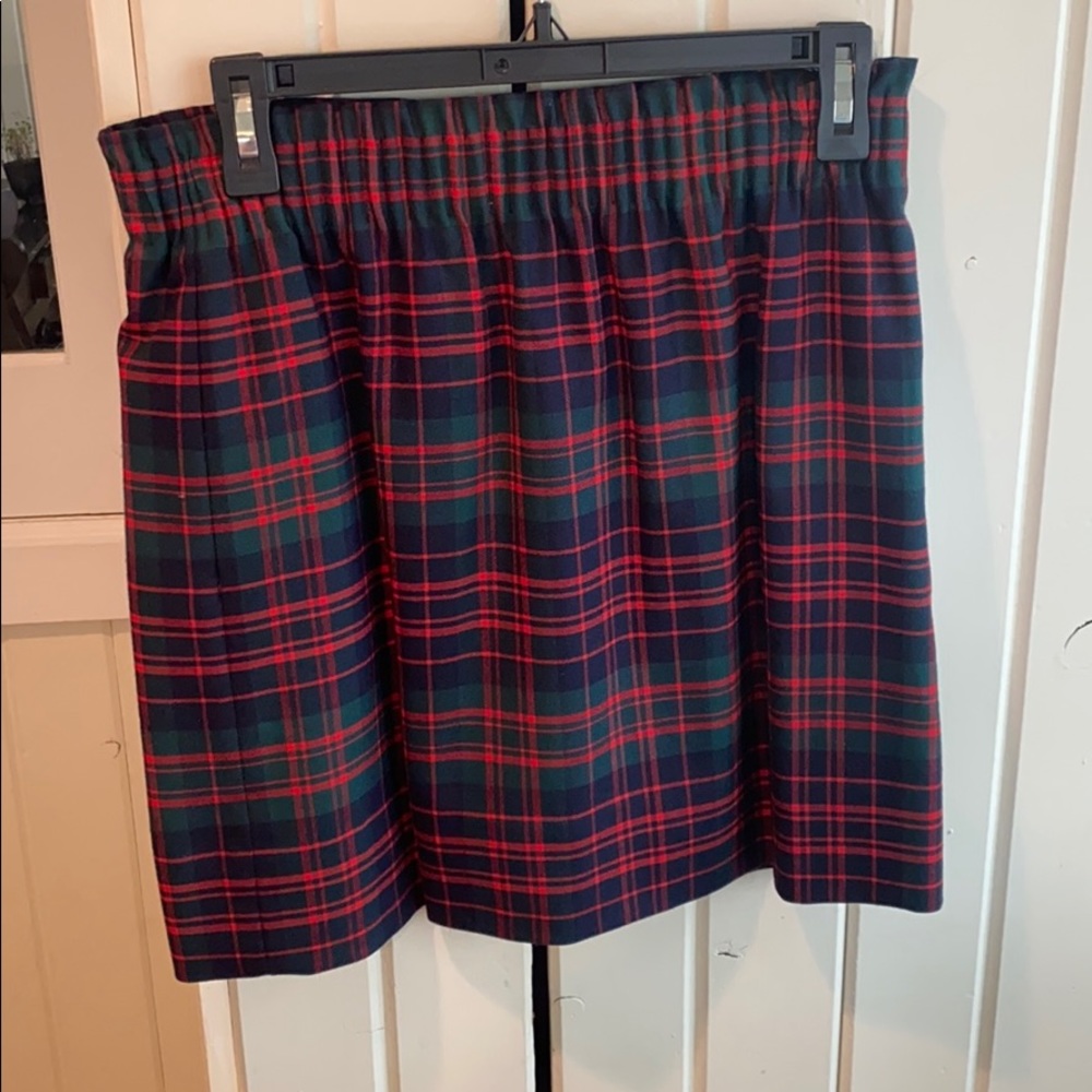 Plaid J Crew Skirt - NWT!